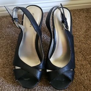 Platform studded heels